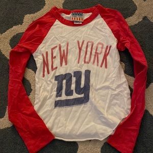 Junk food raglan NY Giants
